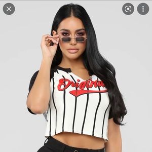 Fashion Nova Striped Top